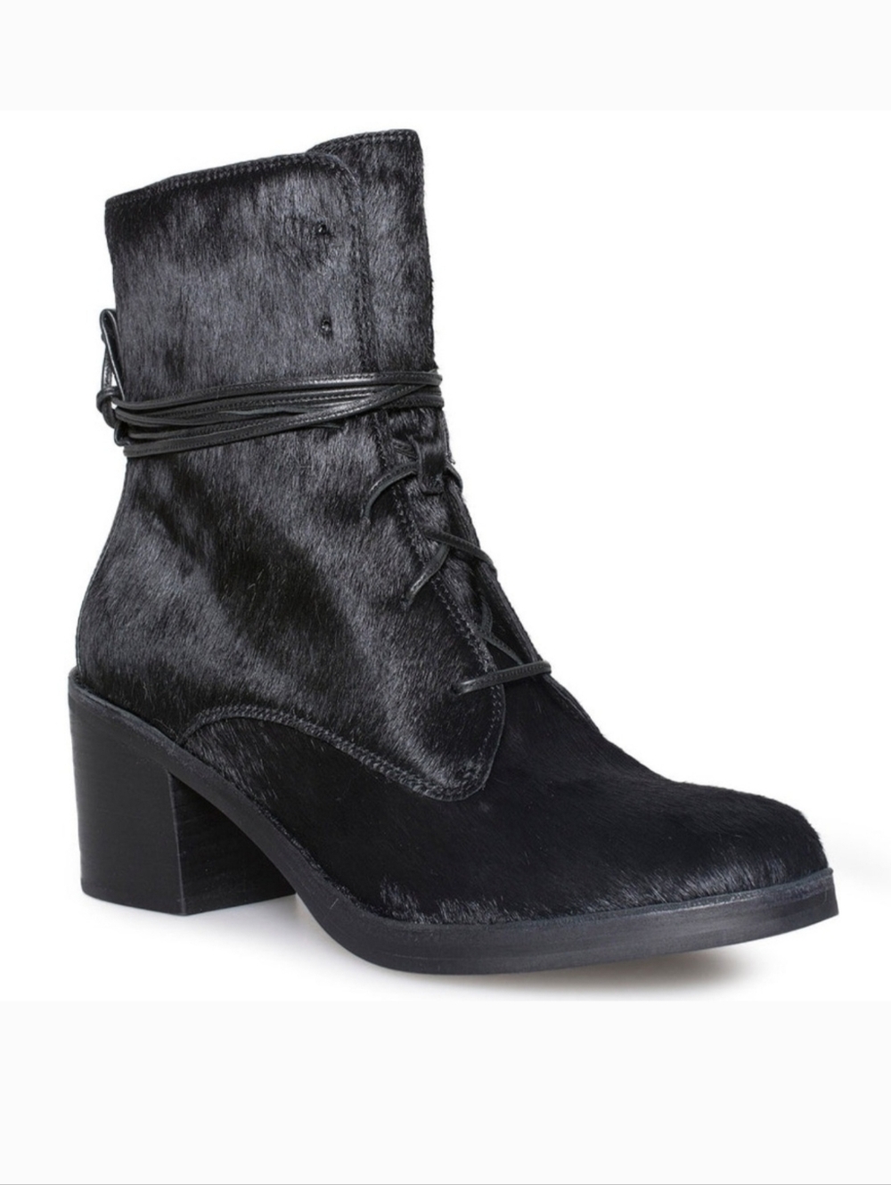 UGG Oriana Exotic Black Calf Hair Boots Size 9